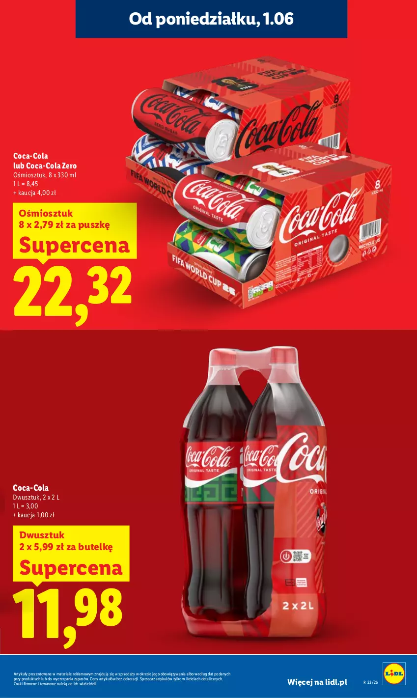 Gazetka promocyjna Lidl - Gazetka ważna od 1.06 do 3.06 - ważna 01.06 do 03.06.2026 - strona 13 - produkty: Coca-Cola