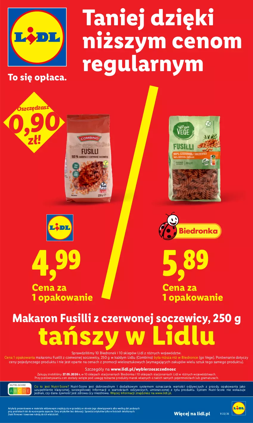 Gazetka promocyjna Lidl - Gazetka ważna od 1.06 do 3.06 - ważna 01.06 do 03.06.2026 - strona 29 - produkty: Gra, Makaron, Por, Rama