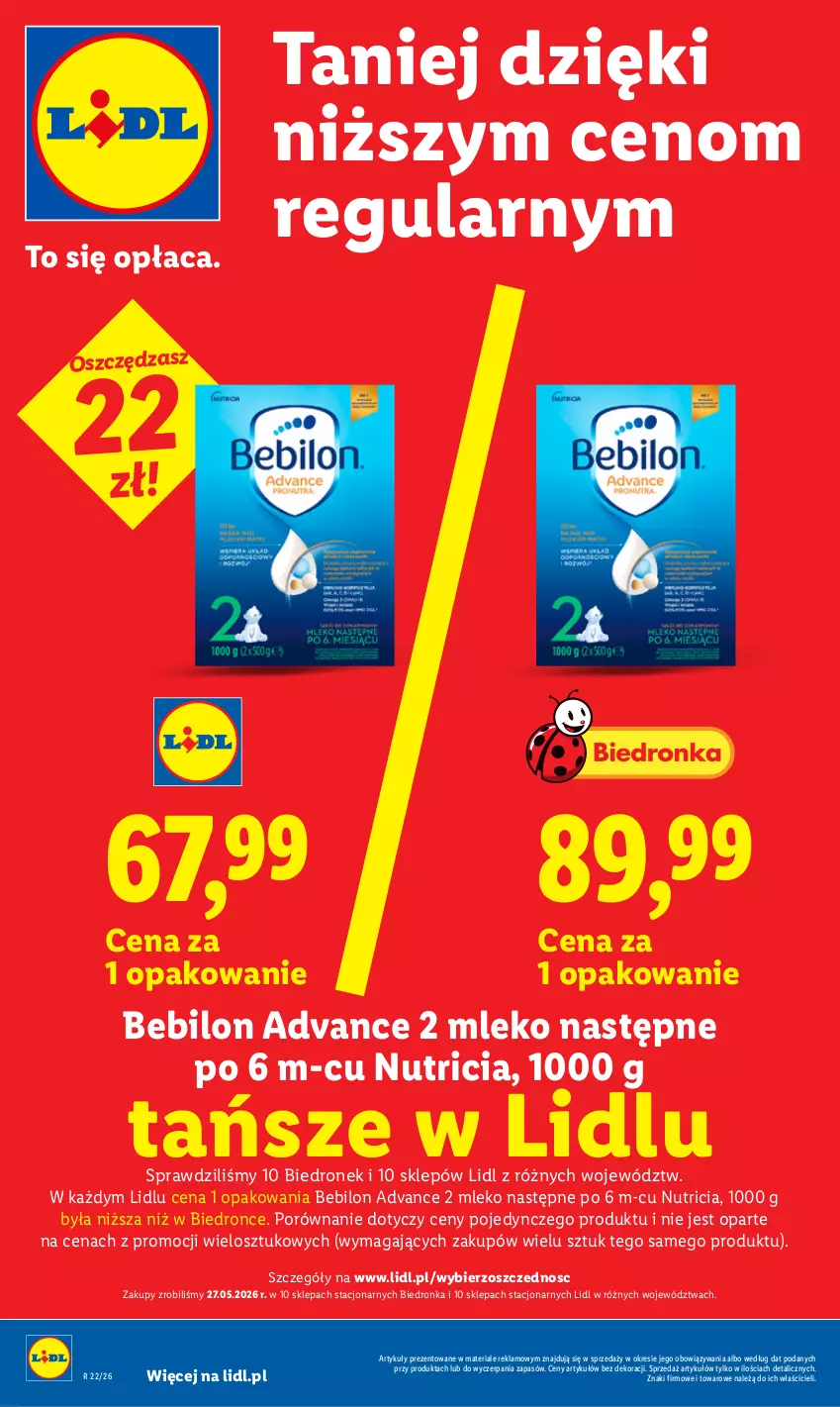 Gazetka promocyjna Lidl - Gazetka ważna od 1.06 do 3.06 - ważna 01.06 do 03.06.2026 - strona 30 - produkty: BEBILON, Mleko, O nas, Por