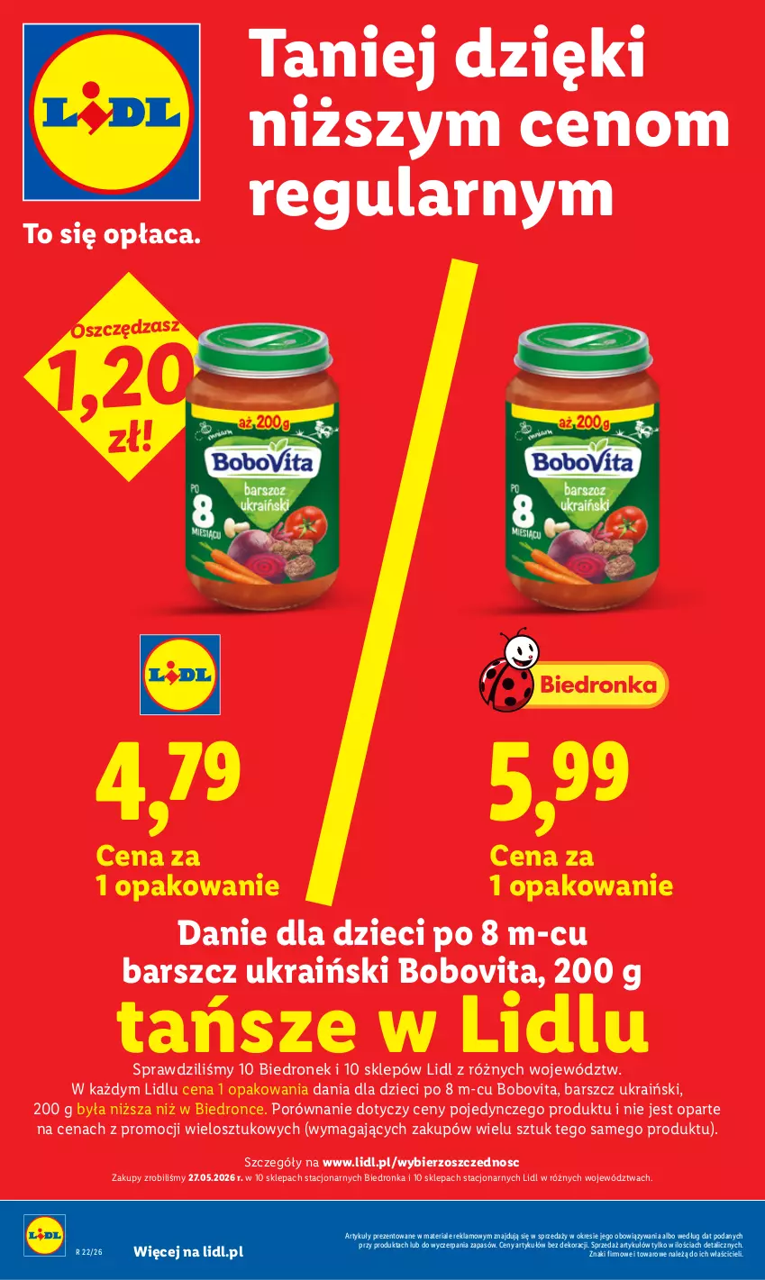 Gazetka promocyjna Lidl - Gazetka ważna od 1.06 do 3.06 - ważna 01.06 do 03.06.2026 - strona 32 - produkty: BoboVita, Danie dla dzieci, Dzieci, Por