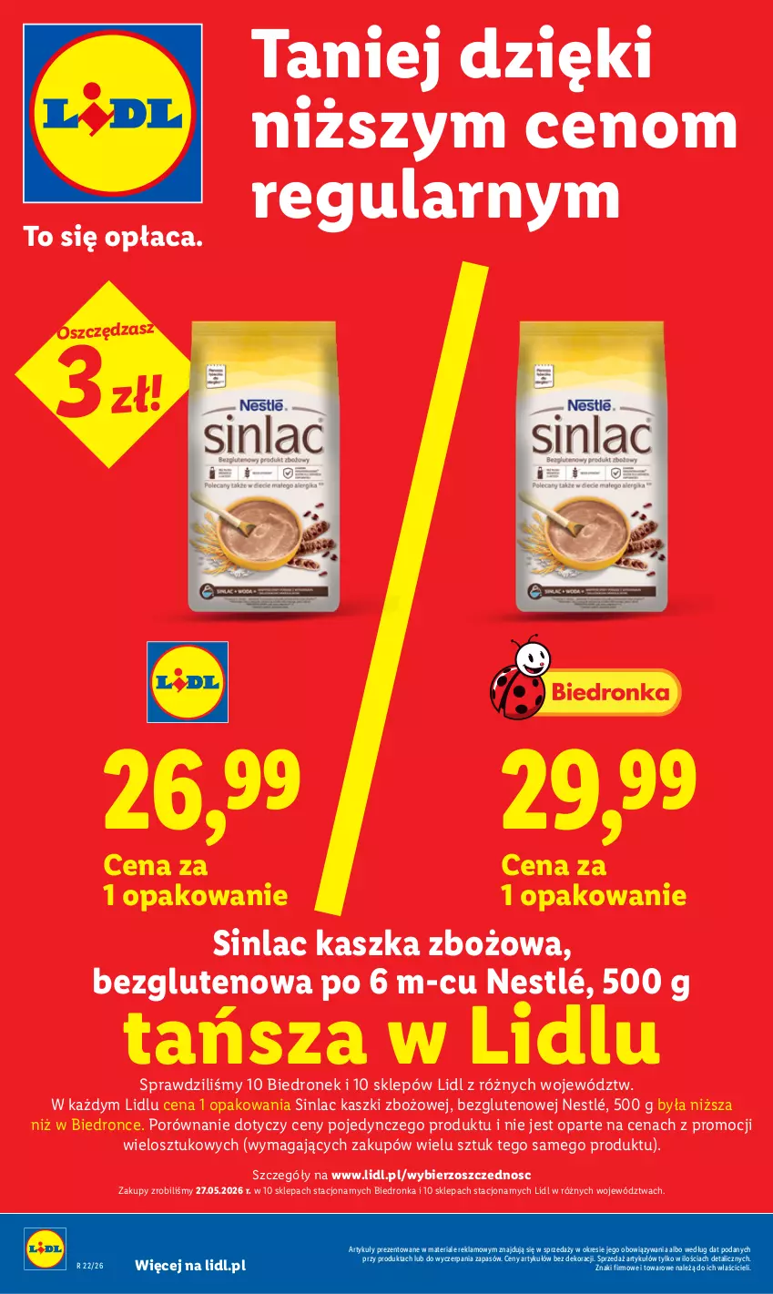 Gazetka promocyjna Lidl - Gazetka ważna od 1.06 do 3.06 - ważna 01.06 do 03.06.2026 - strona 34 - produkty: Nestlé, Por, Sinlac
