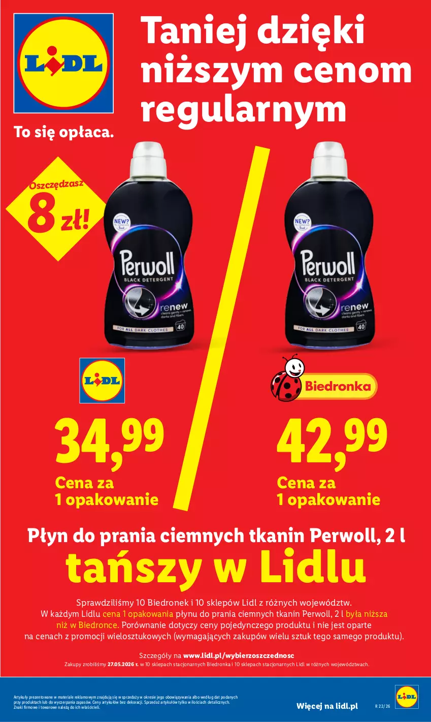 Gazetka promocyjna Lidl - Gazetka ważna od 1.06 do 3.06 - ważna 01.06 do 03.06.2026 - strona 37 - produkty: Perwoll, Płyn do prania, Por