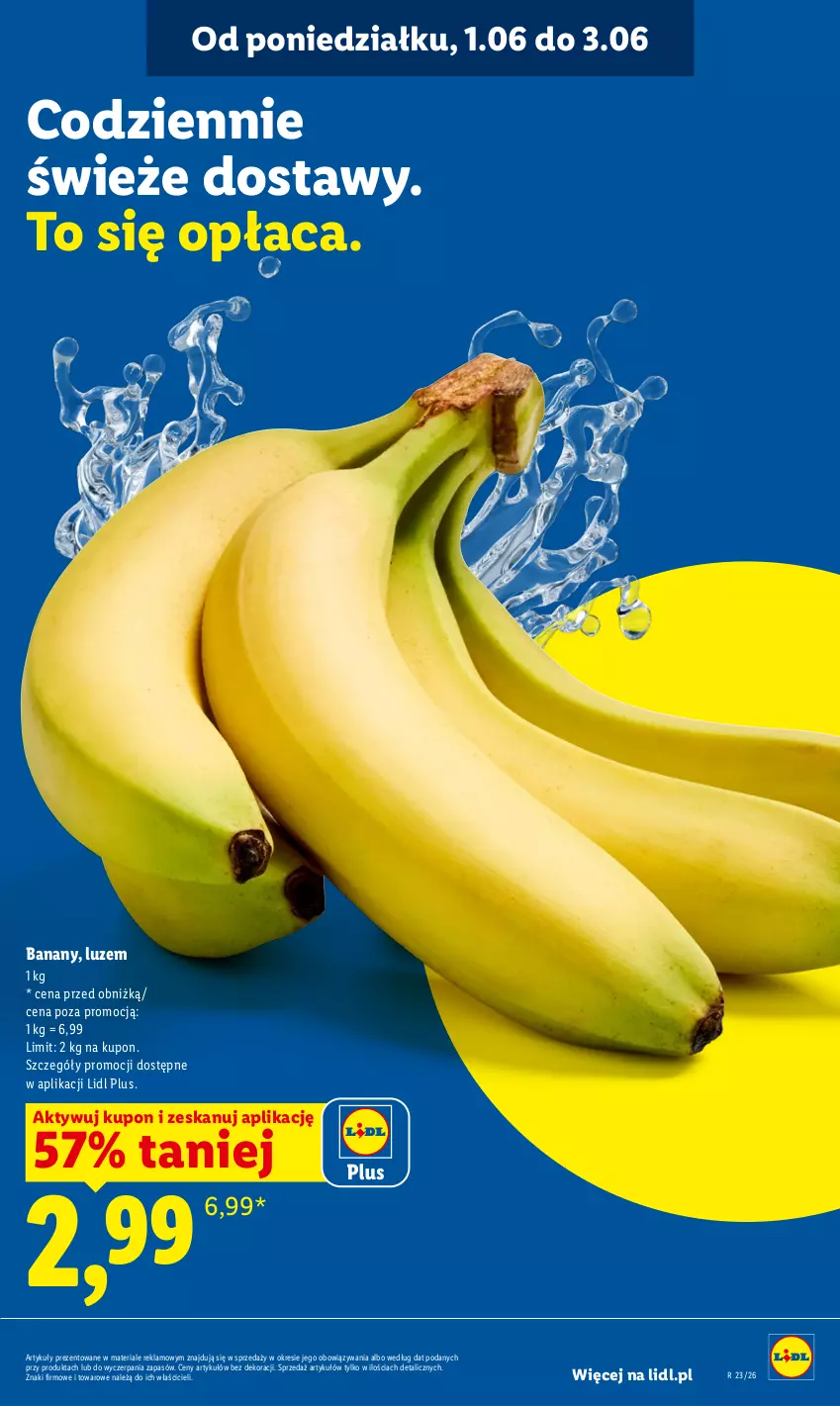 Gazetka promocyjna Lidl - Gazetka ważna od 1.06 do 3.06 - ważna 01.06 do 03.06.2026 - strona 47 - produkty: Banany