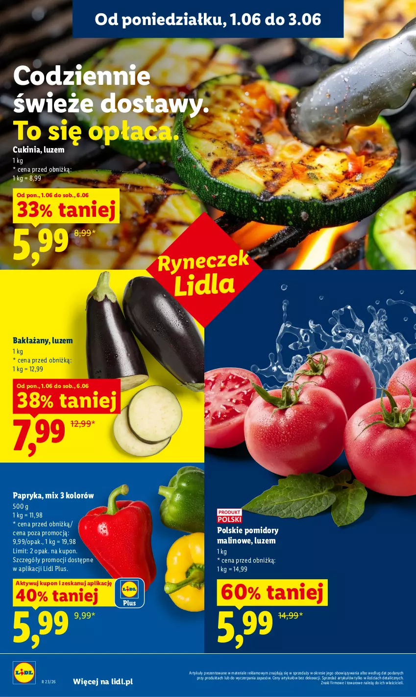 Gazetka promocyjna Lidl - Gazetka ważna od 1.06 do 3.06 - ważna 01.06 do 03.06.2026 - strona 48 - produkty: Papryka, Pomidory