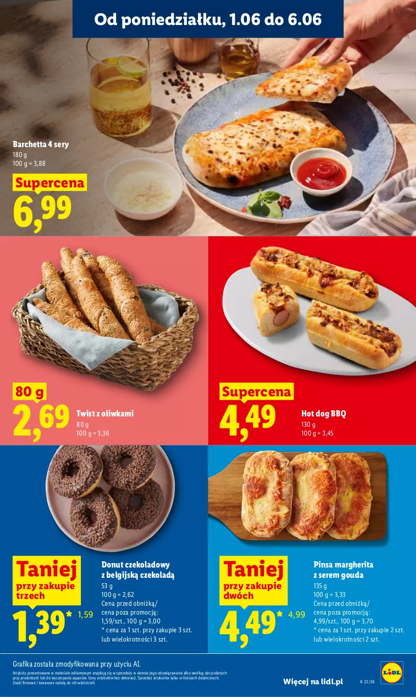 Gazetka promocyjna Lidl - Gazetka ważna od 1.06 do 3.06 - ważna 01.06 do 03.06.2026 - strona 69 - produkty: Donut, Gouda, Gra, Grafika, Hot dog, LG, Ser
