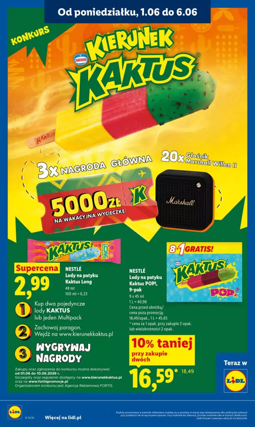 Gazetka promocyjna Lidl - Gazetka ważna od 1.06 do 3.06 - ważna 01.06 do 03.06.2026 - strona 82 - produkty: Gry, Kaktus, Mars