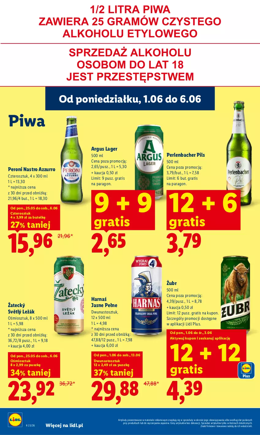Gazetka promocyjna Lidl - Gazetka ważna od 1.06 do 3.06 - ważna 01.06 do 03.06.2026 - strona 88 - produkty: Gra, Harnaś, NBA, Piwa