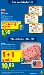 Gazetka promocyjna Lidl - Gazetka ważna od 1.06 do 3.06 - Gazetka - ważna od 03.06 do 03.06.2026 - strona 3 - produkty: Mięso mielone, Mięso mielone z łopatki wieprzowej, Gra, Pilos, Masło, Mięso