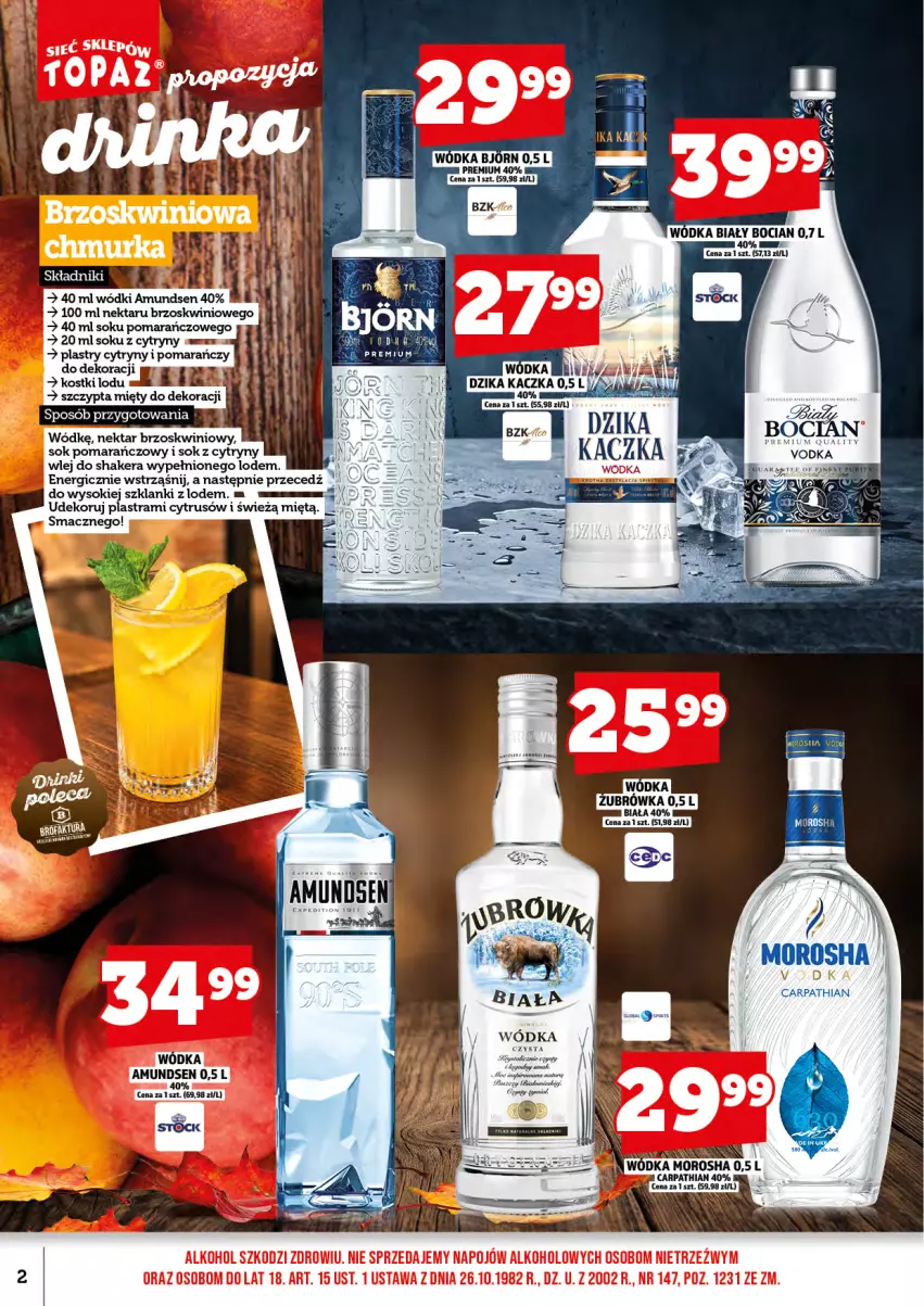 Gazetka promocyjna Topaz - Gazetka - ważna 01.11 do 15.11.2026 - strona 4 - produkty: Cytryny, LG, Sok, Stock