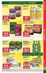 Gazetka promocyjna Stokrotka - Market - Gazetka - ważna od 28.10 do 28.10.2026 - strona 7 - produkty: Piwa, Piwo, Warzywa, Sos, Gra, Kawa mielona, Kawa, Perła, Optima, Farm Milk, Lipton, Tuńczyk, Owoce, Graal, Herbata, Masło, Olej, Mięso, Milka, Mleko, Fa