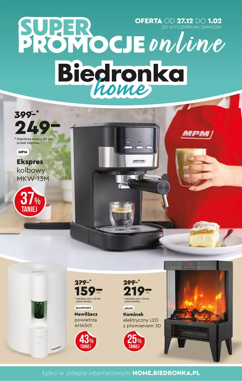 Gazetka promocyjna Biedronka - Home - ważna 27.12.2026 do 03.01.2027 - strona 1 - produkty: Kominek