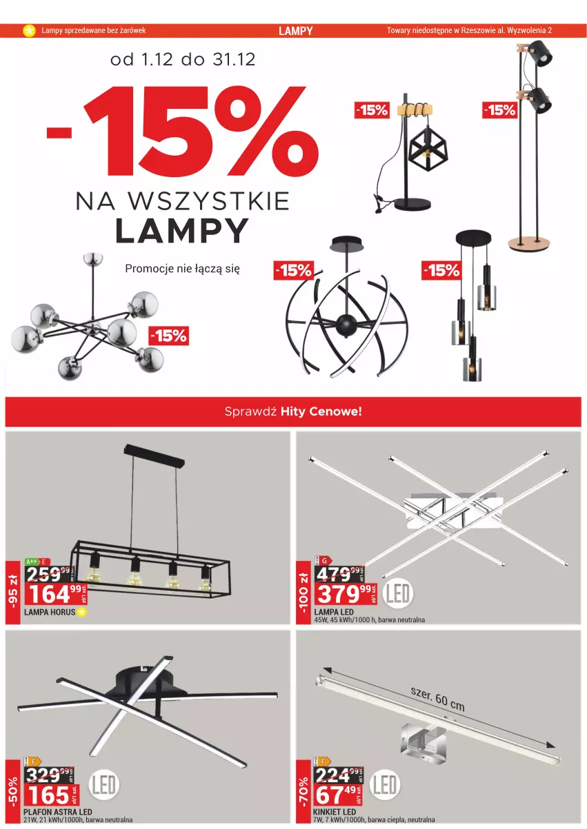 Gazetka promocyjna Merkury Market - ważna 01.12 do 31.12.2022 - strona 13 - produkty: Lampa, Lampa LED, Plafon