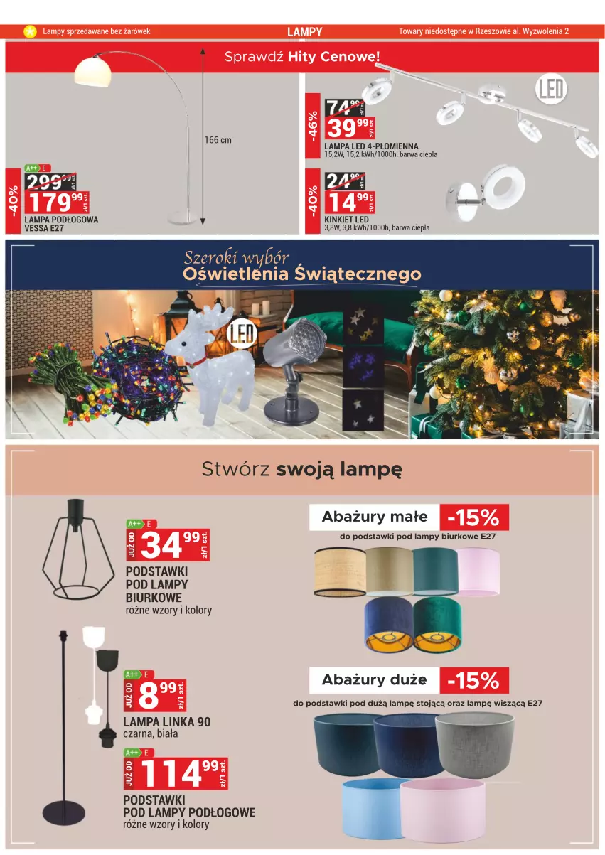 Gazetka promocyjna Merkury Market - ważna 01.12 do 31.12.2022 - strona 15 - produkty: Biurko, Inka, Lampa, Lampa LED, Lampa podłogowa