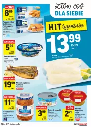 Gazetka promocyjna Intermarche - Gazetka promocyjna - Gazetka - ważna od 22.11 do 22.11.2021 - strona 21 - produkty: Sałatka, Frosta, Top, Paprykarz, Papryka, Stek, SEKO, Kawa, Paluszki rybne, Dega, Sałat, Tuńczyk, Lisner