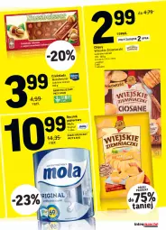 Gazetka promocyjna Intermarche - Gazetka promocyjna - Gazetka - ważna od 22.11 do 22.11.2021 - strona 38 - produkty: Ser, Gin, Papier, Chipsy, Ręcznik, Czekolada, Mola