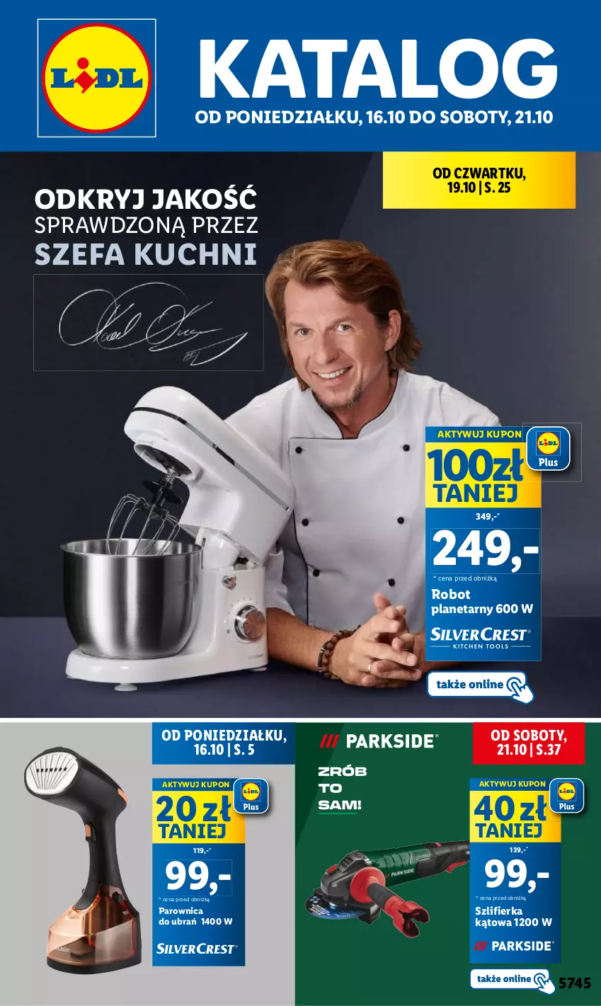 Gazetka promocyjna Lidl - GAZETKA - ważna 16.10 do 21.10.2023 - strona 1 - produkty: Fa, Robot