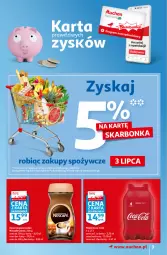 Gazetka promocyjna Auchan - Sezon na lato Supermarkety - Gazetka - ważna od 07.07 do 07.07.2021 - strona 3 - produkty: Kawa rozpuszczalna, Kawa, Coca-Cola, Napój, Fa