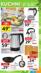 Gazetka promocyjna Intermarche - Gazetka - ważna od 25.03 do 25.03.2024 - strona 47 - produkty: Por, Czajnik elektryczny, Czajnik, Deska do krojenia, Patelnia