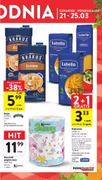 Gazetka promocyjna Intermarche - Gazetka - ważna od 25.03 do 25.03.2024 - strona 5 - produkty: Lubella, Makaron, Krakus, Gra, Papier, Zupa, Bell, Ręcznik, Spaghetti, Bella