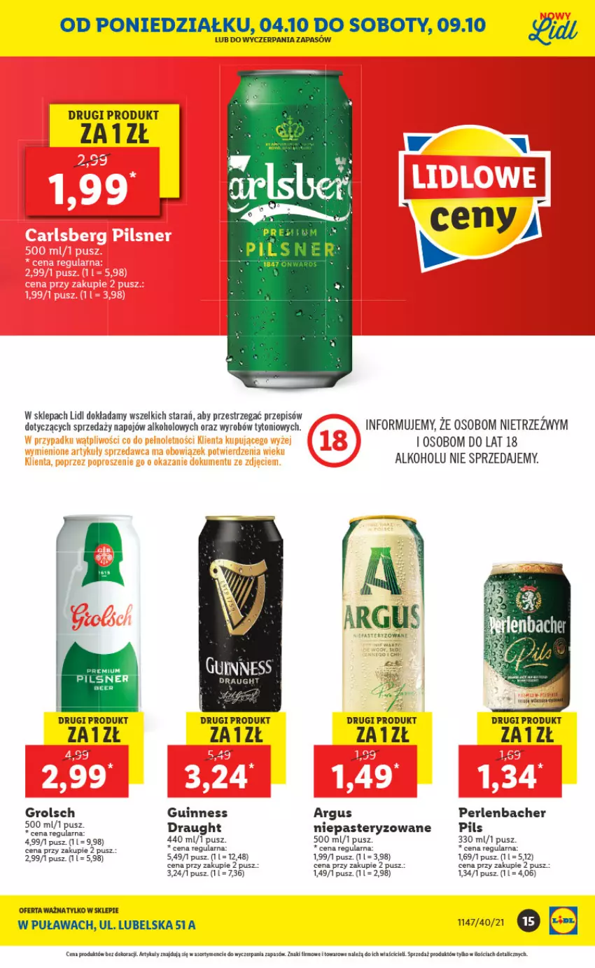 Gazetka promocyjna Lidl - Lidl w Puławach ponownie otwarty - ważna 04.10 do 10.10.2021 - strona 15 - produkty: NBA