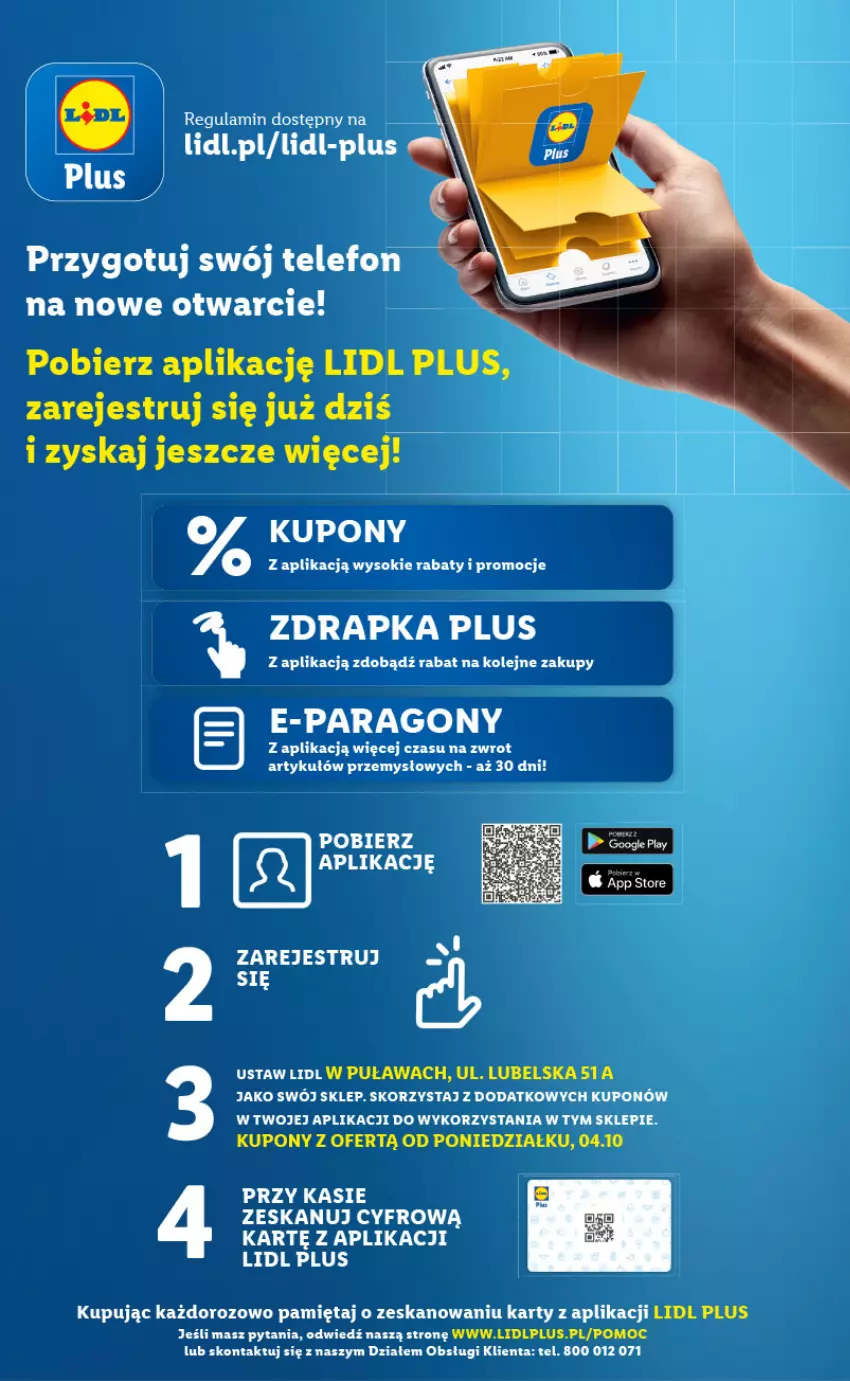 Gazetka promocyjna Lidl - Lidl w Puławach ponownie otwarty - ważna 04.10 do 10.10.2021 - strona 20 - produkty: Mięta, Olej, Sok, Telefon