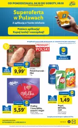 Gazetka promocyjna Lidl - Lidl w Puławach ponownie otwarty - Gazetka - ważna od 10.10 do 10.10.2021 - strona 21 - produkty: Kurczak, 7up, Telefon, Mirinda, Milka