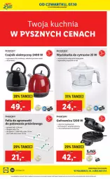 Gazetka promocyjna Lidl - Lidl w Puławach ponownie otwarty - Gazetka - ważna od 10.10 do 10.10.2021 - strona 26 - produkty: Silvercrest, Sok, Czajnik elektryczny, Czajnik, Termos, Gofrownica, Pojemnik, Tera, Panda, Rolki, Wyciskarka