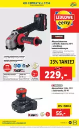 Gazetka promocyjna Lidl - Lidl w Puławach ponownie otwarty - Gazetka - ważna od 10.10 do 10.10.2021 - strona 37 - produkty: Parkside, Top, Ser, Por, Szlifierka kątowa, Szlifierka, Akumulator
