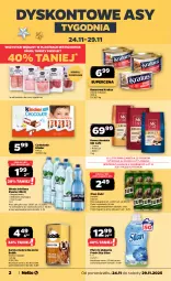 Gazetka promocyjna Netto - Od Poniedziałku - Gazetka - ważna od 29.11 do 29.11.2025 - strona 2 - produkty: Piwa, Piwo, Krakus, Ser, Mus, Gra, Kawa ziarnista, Kawa, LANA, Silan, Płyn do płukania, Czekolada, Woda, Kinder