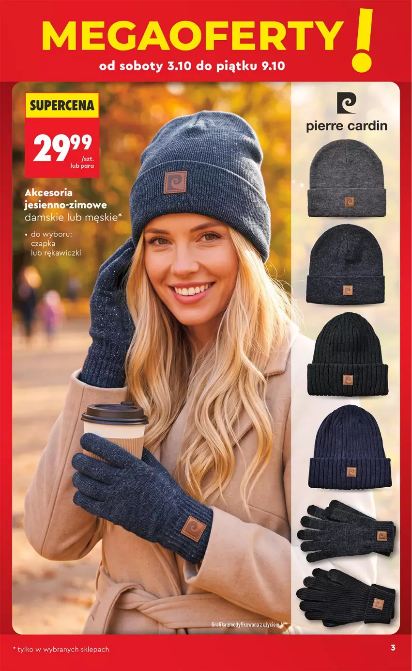 Gazetka promocyjna Biedronka - Okazje Tygodnia - ważna 03.10 do 17.10.2026 - strona 3 - produkty: Pierre Cardin