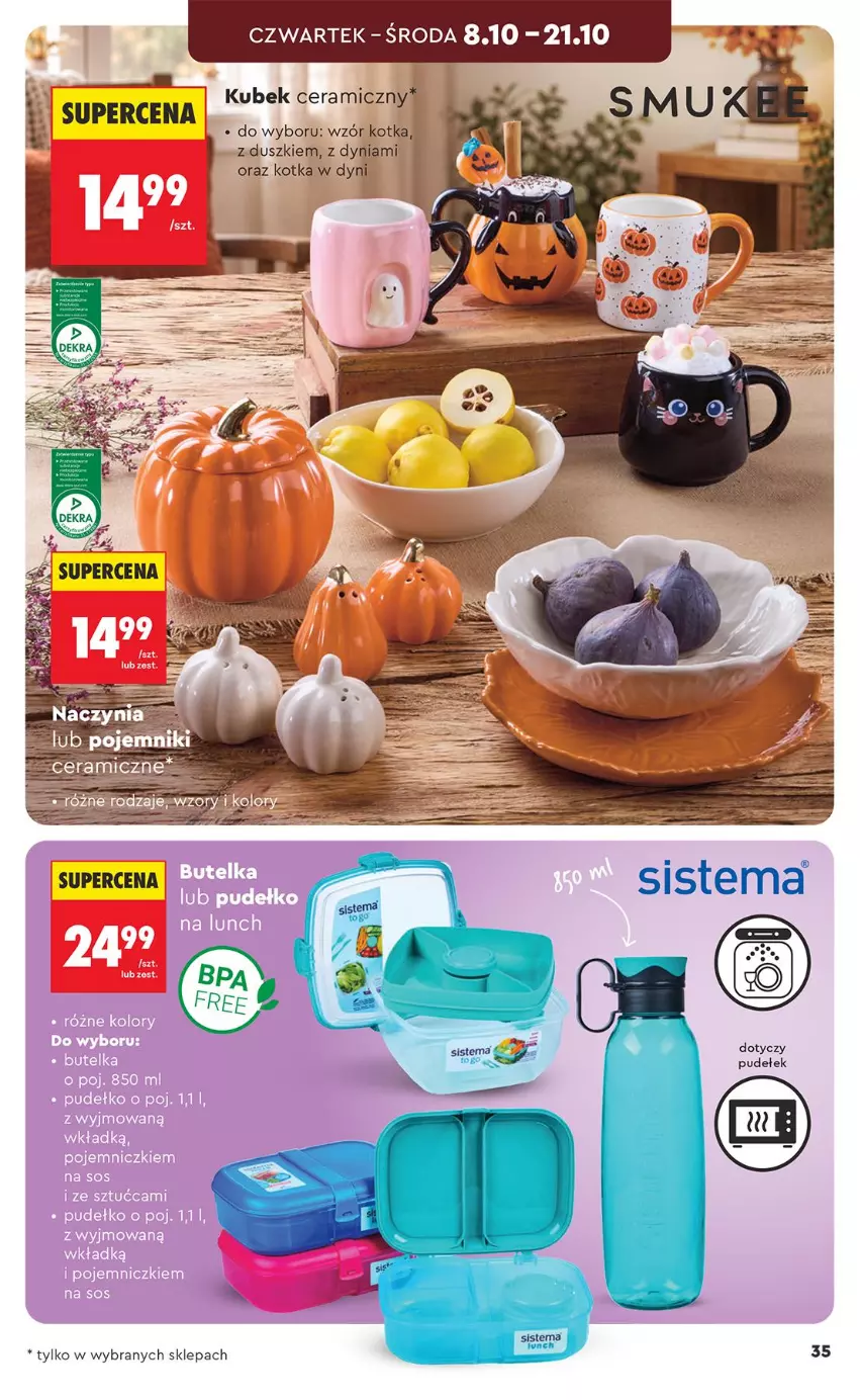 Gazetka promocyjna Biedronka - Okazje Tygodnia - ważna 03.10 do 17.10.2026 - strona 35 - produkty: Kubek