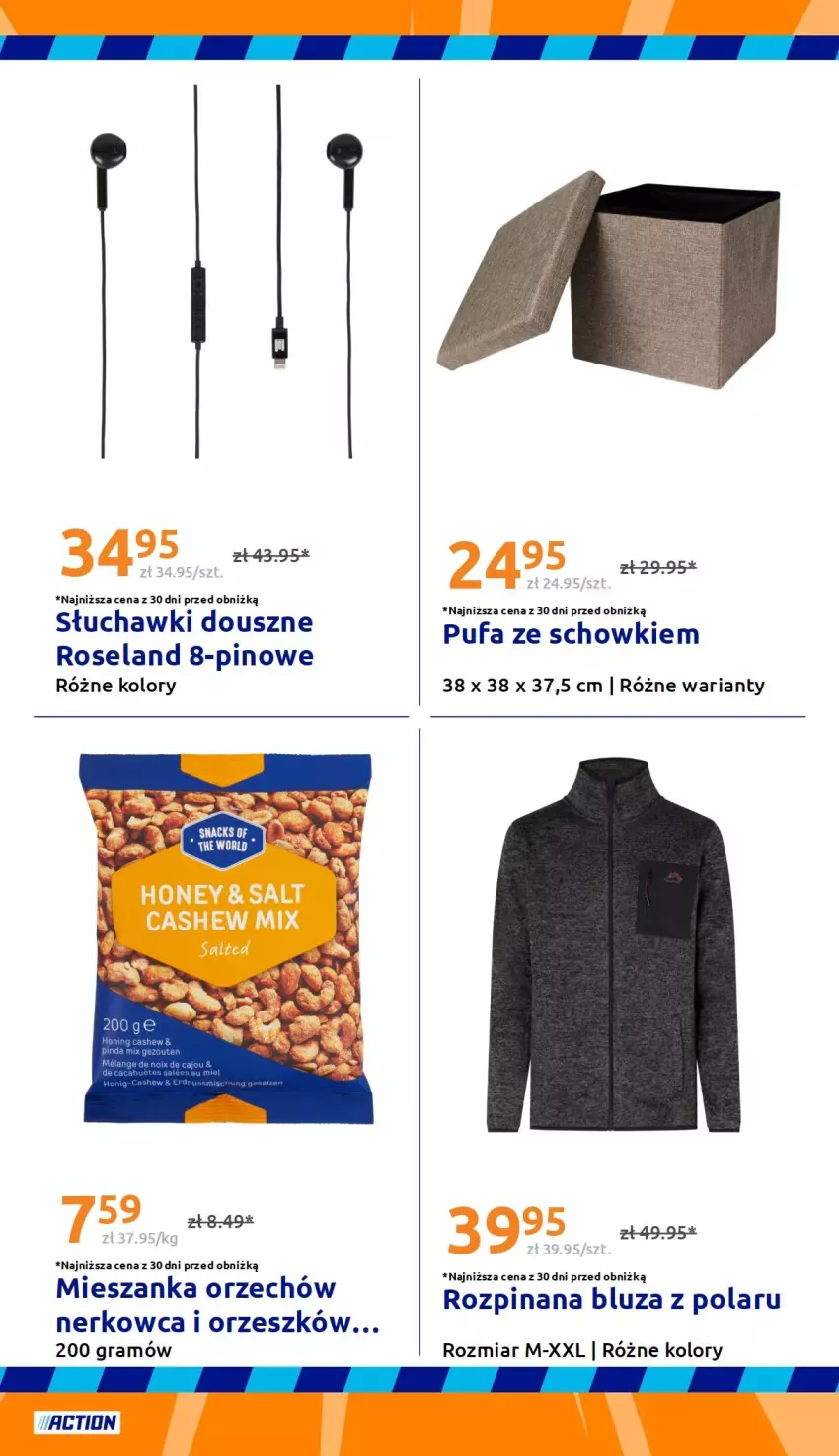 Gazetka promocyjna Action - Gazetka tydzień 38 2026 - ważna 16.09 do 22.09.2026 - strona 21 - produkty: Bluza, Fa, Gra, Puf, Słuchawki