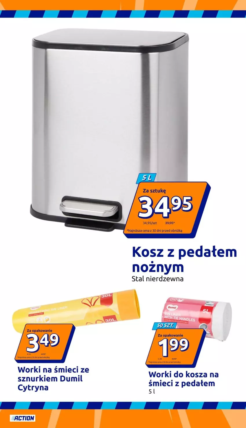 Gazetka promocyjna Action - Gazetka tydzień 38 2026 - ważna 16.09 do 22.09.2026 - strona 25 - produkty: Kosz, Noż, Worki na śmiec, Worki na śmieci
