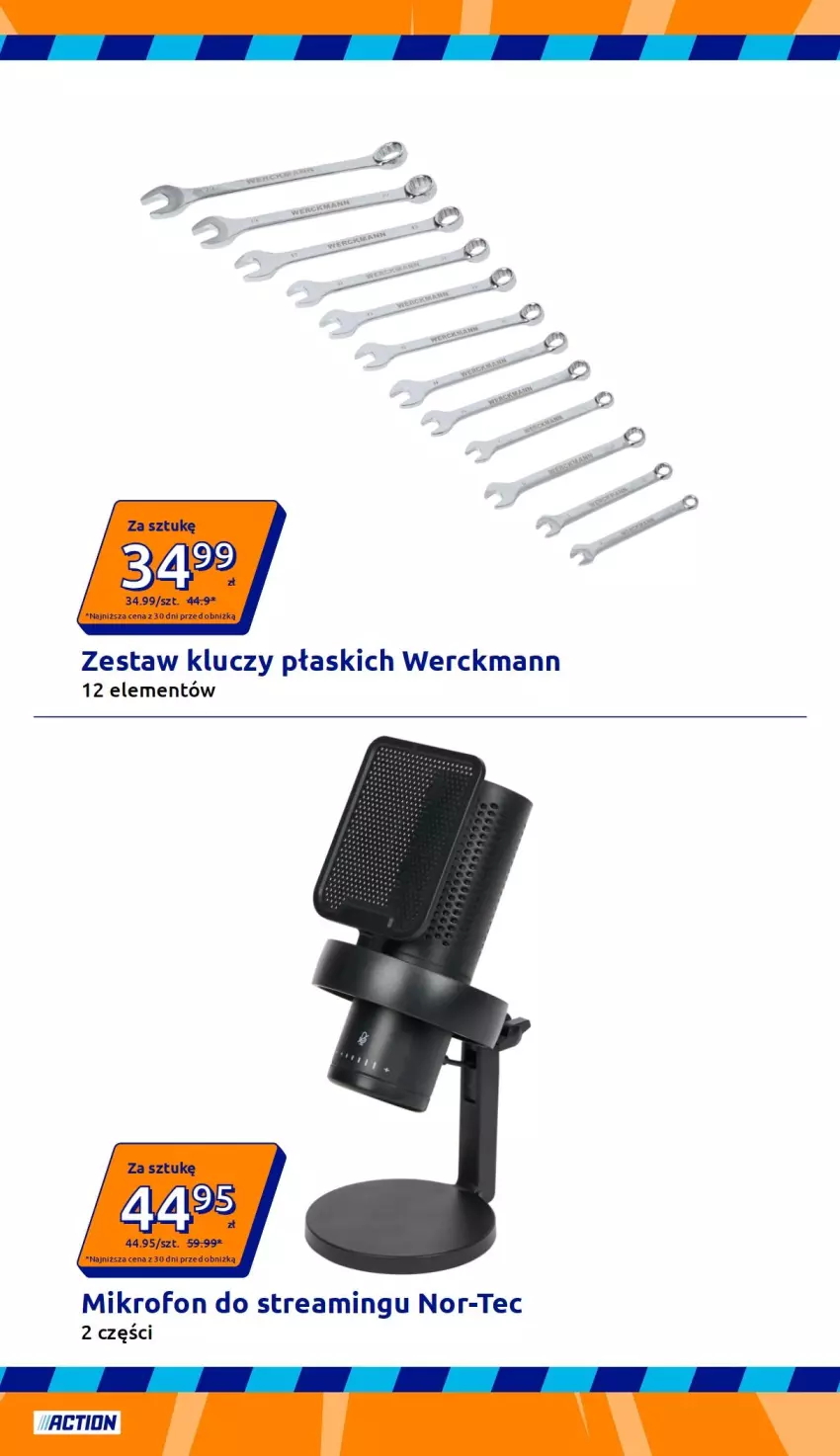 Gazetka promocyjna Action - Gazetka tydzień 38 2026 - ważna 16.09 do 22.09.2026 - strona 30 - produkty: Mikrofon, Zestaw kluczy