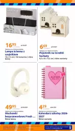 Gazetka promocyjna Action - Gazetka tydzień 38 2026 - Gazetka - ważna od 22.09 do 22.09.2026 - strona 36 - produkty: Słuchawki, Pojemnik, Dres, Słuchawki bezprzewodowe, Lampa, Lampa ścienna, Kalendarz