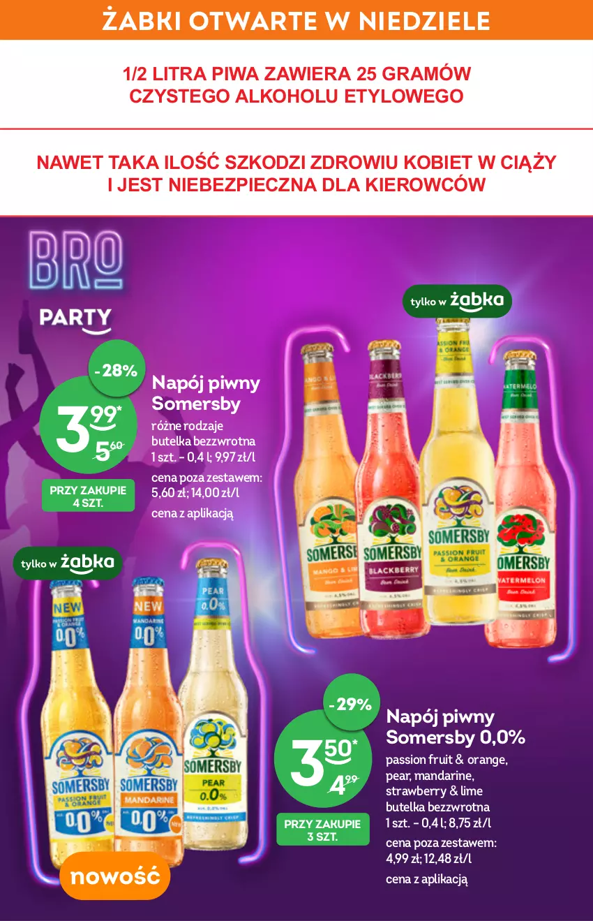 Gazetka promocyjna Żabka - ważna 01.06 do 14.06.2022 - strona 18 - produkty: Gra, Napój, Piec, Piwa, Somersby