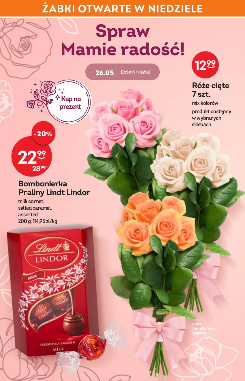 Gazetka promocyjna Żabka - ważna 01.06 do 14.06.2022 - strona 30 - produkty: Lindor, Lindt, Praliny