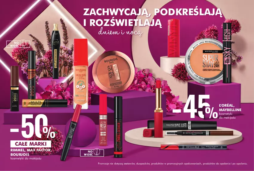 Gazetka promocyjna Super Pharm - Gazetka - ważna 14.09 do 08.10.2023 - strona 11 - produkty: Bell, Bourjois, Fa, L’Oréal, Makijaż, Max Factor, Maybelline