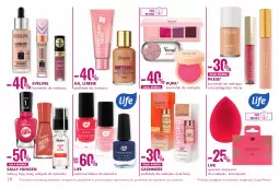 Gazetka promocyjna Super Pharm - Gazetka - Gazetka - ważna od 08.10 do 08.10.2023 - strona 10 - produkty: Pupa, Makijaż, Sally Hansen, Top, Eveline, PAESE, Lirene, Podkład, Lakier