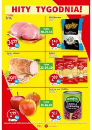 Gazetka promocyjna Prim Market - Gazetka - ważna od 26.10 do 26.10.2022 - strona 7 - produkty: Wiórki kokosowe, Makaron, Sok, Pekpol, Dell, Szynka, Fasola, Kokos, Jabłka, Fa