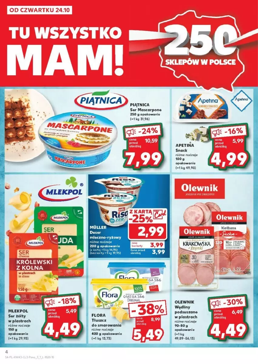 Gazetka promocyjna Kaufland - ważna 24.10 do 06.11.2024 - strona 19 - produkty: Gin, Kiełbasa, Mascarpone, Olewnik, Piątnica, Ser