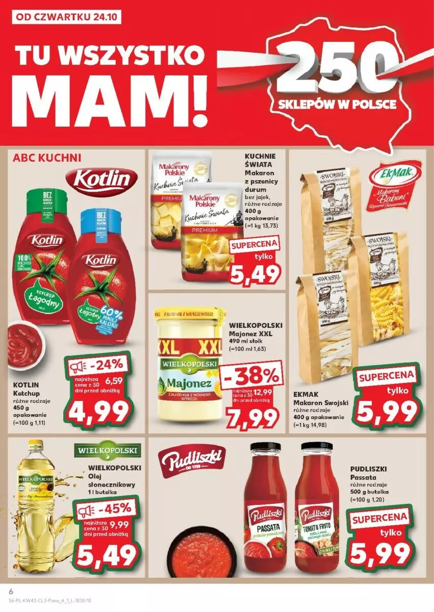 Gazetka promocyjna Kaufland - ważna 24.10 do 06.11.2024 - strona 21 - produkty: Ketchup, Majonez, Makaron, Pudliszki, Rum