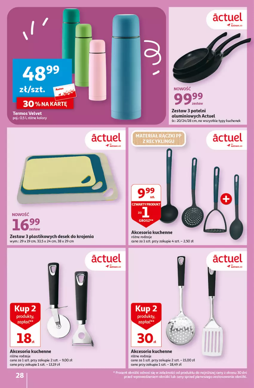 Gazetka promocyjna Auchan - Gazetka Rewelacyjnie małe CENY! Hipermarket Auchan - ważna 07.09 do 13.09.2023 - strona 28