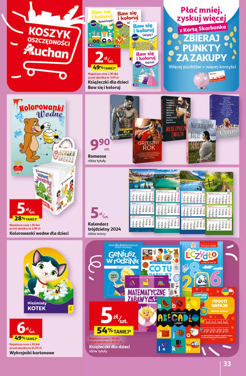 Gazetka promocyjna Auchan - Gazetka Rewelacyjnie małe CENY! Hipermarket Auchan - ważna 07.09 do 13.09.2023 - strona 33 - produkty: Dzieci, Kalendarz, Kotek, LG