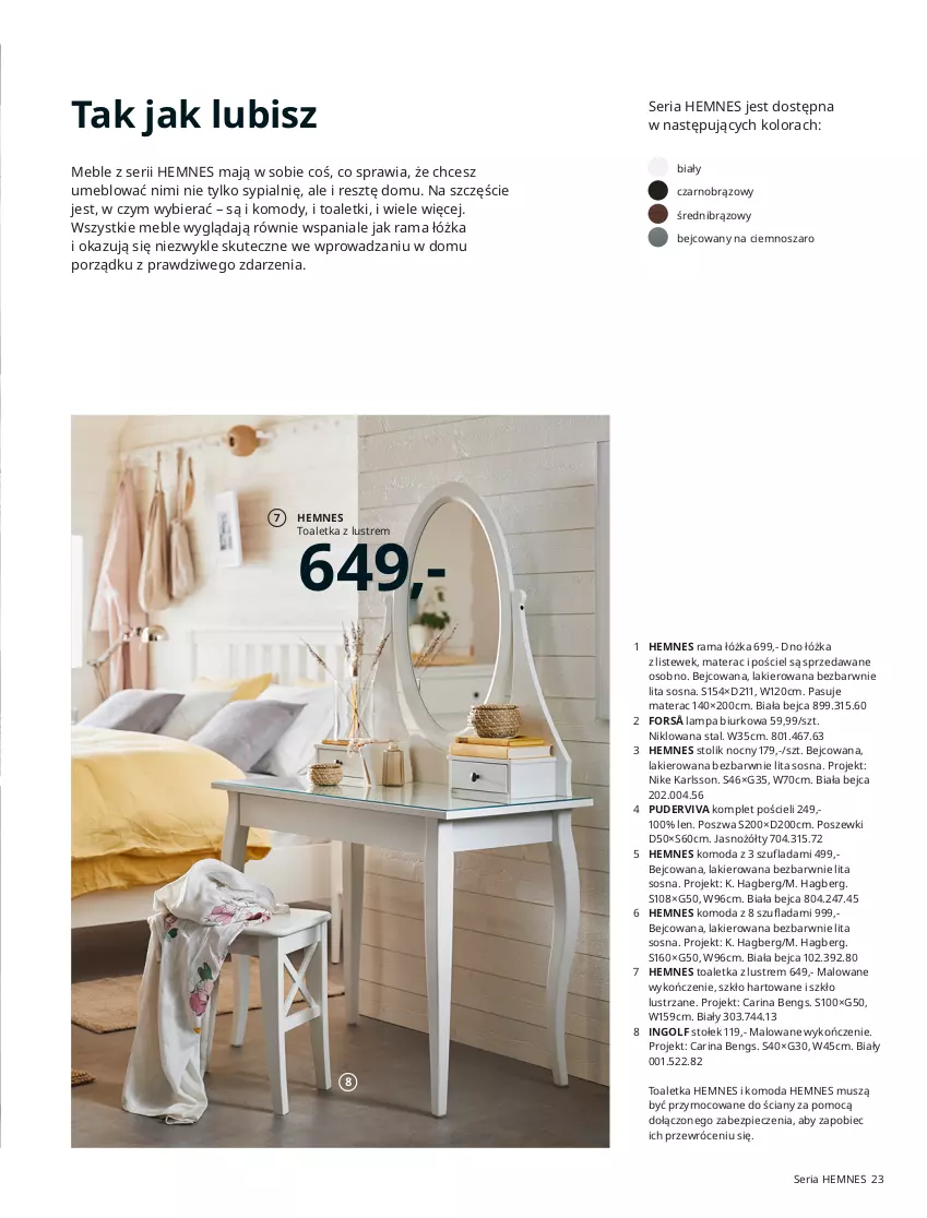 Gazetka promocyjna Ikea - Sypialnie - ważna 01.01 do 31.07.2021 - strona 23