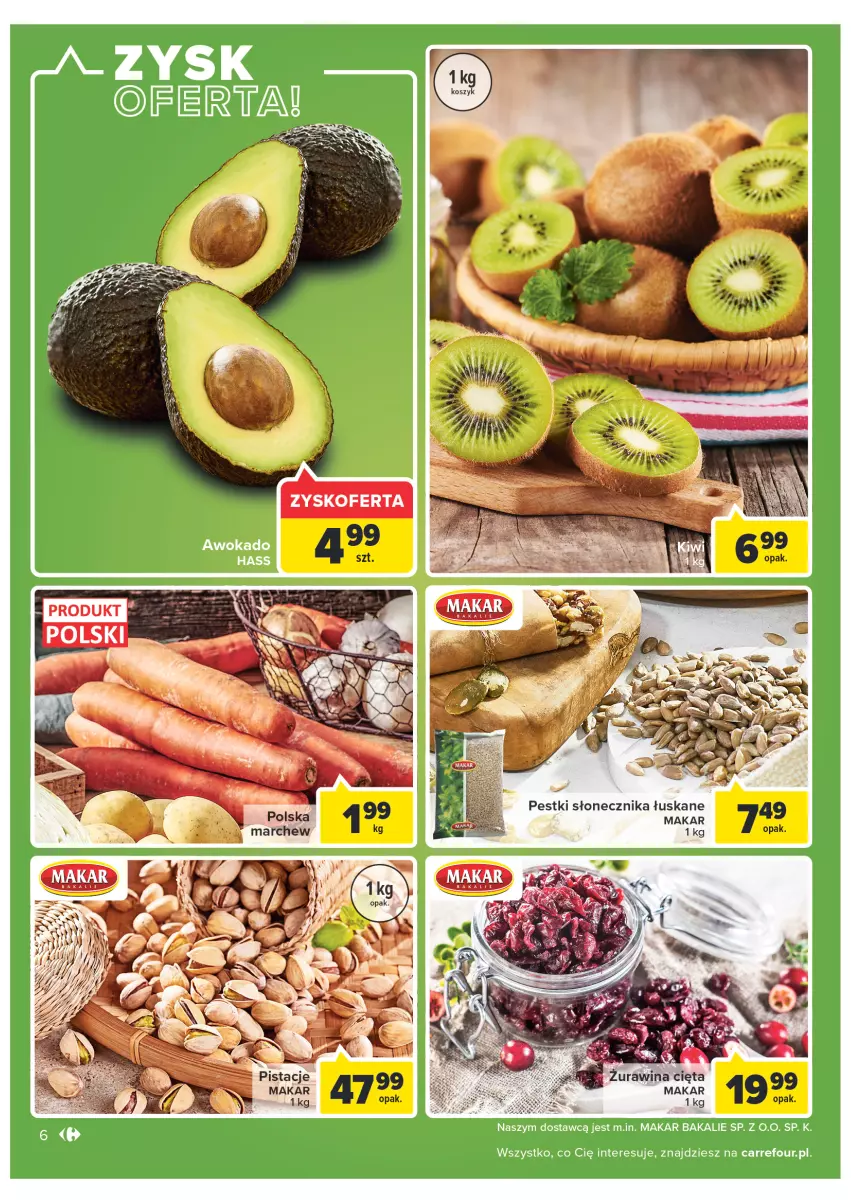 Gazetka promocyjna Carrefour - Gazetka Carrefour Zyskoteka - ważna 08.02 do 14.02.2022 - strona 6 - produkty: Pistacje