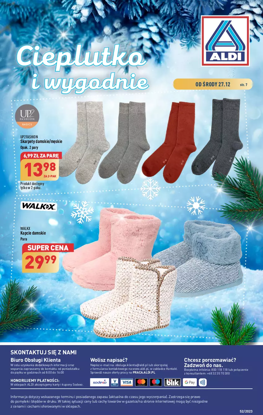 Gazetka promocyjna Aldi - Artykuły przemysłowe i tekstylia - ważna 27.12 do 30.12.2023 - strona 12 - produkty: Biuro, Fa, Kapcie, Karp, O nas, Por