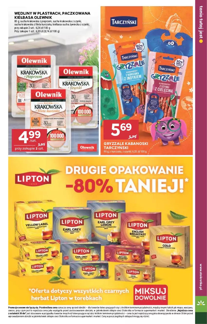 Gazetka promocyjna Stokrotka - Supermarket - ważna 28.08 do 03.09.2025 - strona 15 - produkty: Gry, Kabanos, Kiełbasa, Kurczak, Mięso, Olewnik, Owoce, Pieprz, Tarczyński, Warzywa