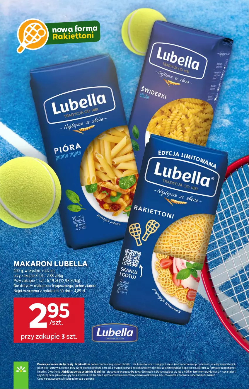 Gazetka promocyjna Stokrotka - Supermarket - ważna 28.08 do 03.09.2025 - strona 2 - produkty: Bell, Bella, Lubella, Makaron, Mięso, Owoce, Warzywa