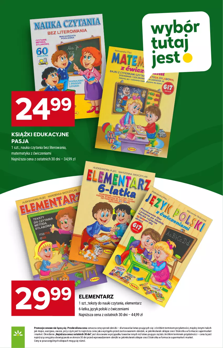 Gazetka promocyjna Stokrotka - Supermarket - ważna 28.08 do 03.09.2025 - strona 30 - produkty: Mięso, Owoce, Warzywa